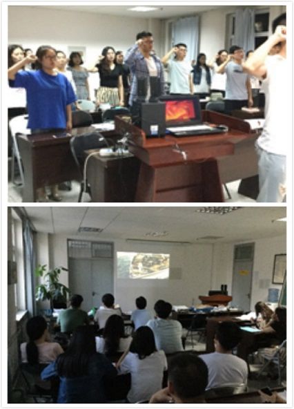 韦德官方网站研究生物理支部开展建党97周年党日活动