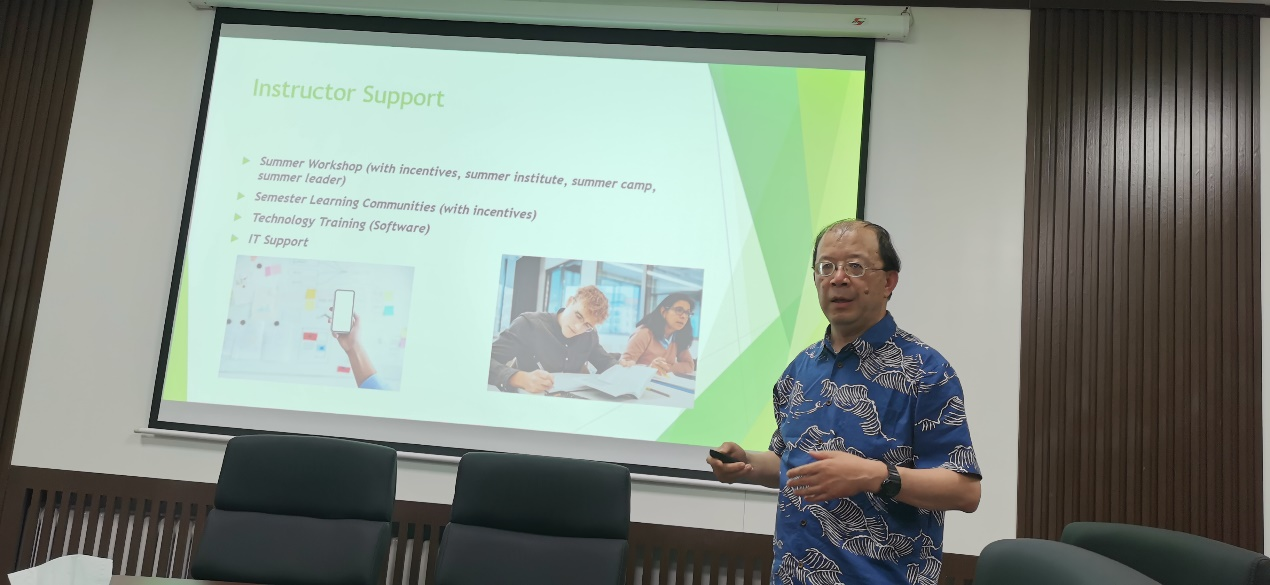 加州州立大学萨克拉门托分校鲁斌教授到韦德官方网站开展交流