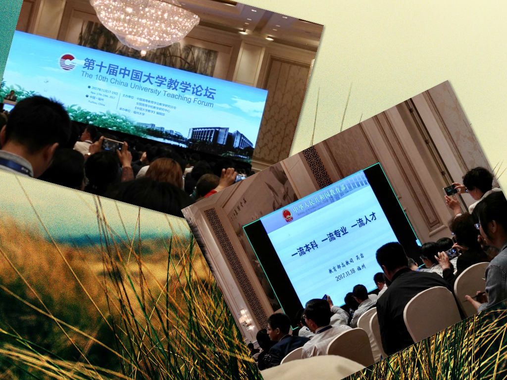 韦德官方网站代表参加第十届“中国大学教学论坛”